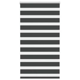 Zebra Blind Black 85x150 cm Fabric Width 80.9 cm Polyester