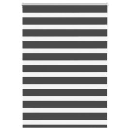 Zebra Blind Black 105x150 cm Fabric Width 100.9 cm Polyester