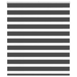 Zebra Blind Black 130x150 cm Fabric Width 125.9 cm Polyester