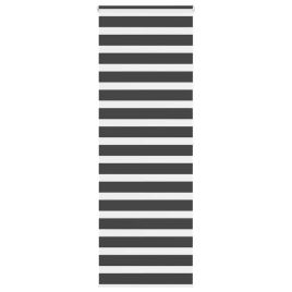 Zebra Blind Black 75x200 cm Fabric Width 70.9 cm Polyester