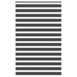 Zebra Blind Black 140x200 cm Fabric Width 135.9 cm Polyester