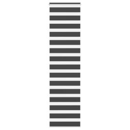 Zebra Blind Black 55x230 cm Fabric Width 50.9 cm Polyester