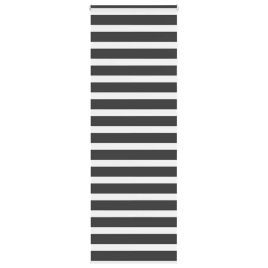 Zebra Blind Black 90x230 cm Fabric Width 85.9 cm Polyester