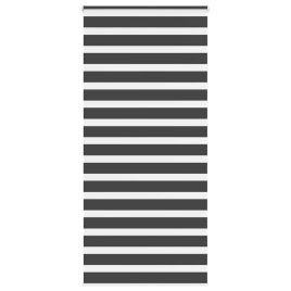 Zebra Blind Black 95x230 cm Fabric Width 90.9 cm Polyester