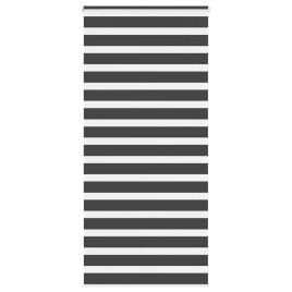 Zebra Blind Black 110x230 cm Fabric Width 105.9 cm Polyester