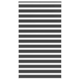 Zebra Blind Black 125x230 cm Fabric Width 120.9 cm Polyester