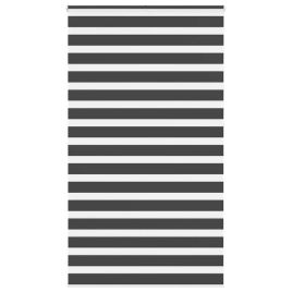 Zebra Blind Black 130x230 cm Fabric Width 125.9 cm Polyester