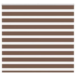 Zebra Blind Brown 160x100 cm Fabric Width 155.9 cm Polyester
