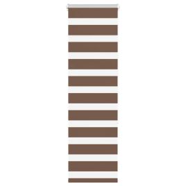 Zebra Blind Brown 50x150 cm Fabric Width 45.9 cm Polyester