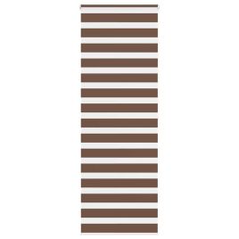 Zebra Blind Brown 85x200 cm Fabric Width 80.9 cm Polyester