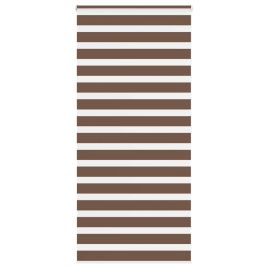 Zebra Blind Brown 100x200 cm Fabric Width 95.9 cm Polyester