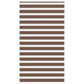Zebra Blind Brown 120x230 cm Fabric Width 115.9 cm Polyester