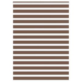 Zebra Blind Brown 160x230 cm Fabric Width 155.9 cm Polyester