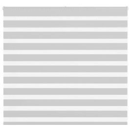 Zebra Blind Light Grey 160x100 cm Fabric Width 155.9 cm Polyester