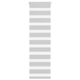 Zebra Blind Light Grey 45x150 cm Fabric Width 40.9 cm Polyester