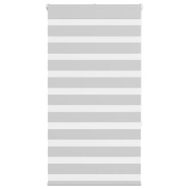 Zebra Blind Light Grey 85x150 cm Fabric Width 80.9 cm Polyester