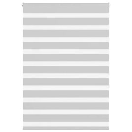 Zebra Blind Light Grey 95x150 cm Fabric Width 90.9 cm Polyester