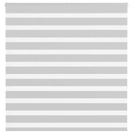 Zebra Blind Light Grey 140x150 cm Fabric Width 135.9 cm Polyester