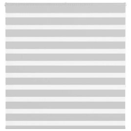 Zebra Blind Light Grey 145x150 cm Fabric Width 140.9 cm Polyester