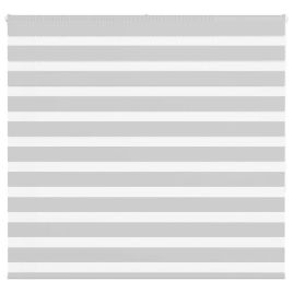 Zebra Blind Light Grey 155x150 cm Fabric Width 150.9 cm Polyester