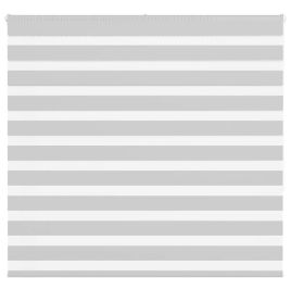 Zebra Blind Light Grey 165x150 cm Fabric Width 160.9 cm Polyester