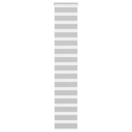 Zebra Blind Light Grey 50x200 cm Fabric Width 45.9 cm Polyester