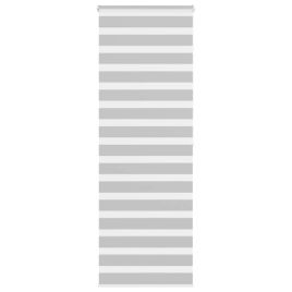 Zebra Blind Light Grey 85x200 cm Fabric Width 80.9 cm Polyester