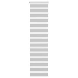 Zebra Blind Light Grey 60x230 cm Fabric Width 55.9 cm Polyester