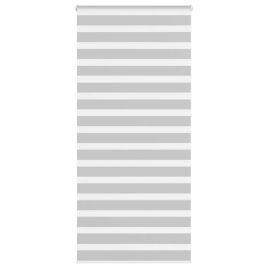 Zebra Blind Light Grey 105x230 cm Fabric Width 100.9 cm Polyester