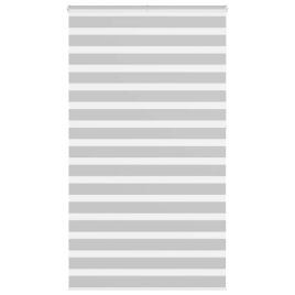 Zebra Blind Light Grey 120x230 cm Fabric Width 115.9 cm Polyester