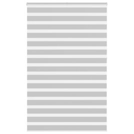Zebra Blind Light Grey 145x230 cm Fabric Width 140.9 cm Polyester