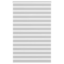 Zebra Blind Light Grey 150x230 cm Fabric Width 145.9 cm Polyester