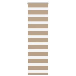 Zebra Blind Sand Brown 45x150 cm Fabric Width 40.9 cm Polyester