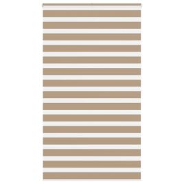 Zebra Blind Sand Brown 135x200 cm Fabric Width 130.9 cm Polyester