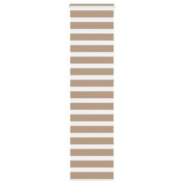 Zebra Blind Sand Brown 60x230 cm Fabric Width 55.9 cm Polyester