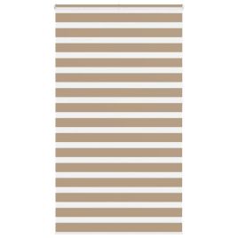 Zebra Blind Sand Brown 135x230 cm Fabric Width 130.9 cm Polyester