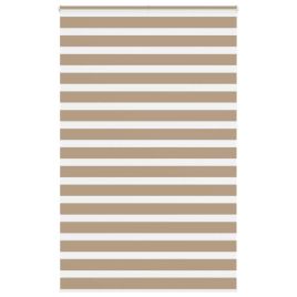 Zebra Blind Sand Brown 140x230 cm Fabric Width 135.9 cm Polyester