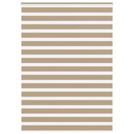Zebra Blind Sand Brown 160x230 cm Fabric Width 155.9 cm Polyester