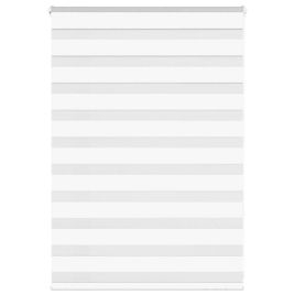 Zebra Blind White 95x100 cm Fabric Width 90.9 cm Polyester