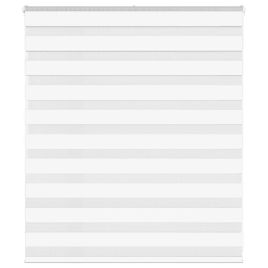 Zebra Blind White 120x100 cm Fabric Width 115.9 cm Polyester