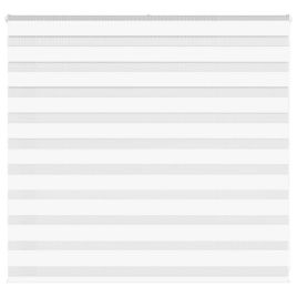 Zebra Blind White 165x100 cm Fabric Width 160.9 cm Polyester