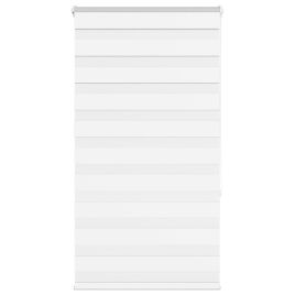 Zebra Blind White 85x150 cm Fabric Width 80.9 cm Polyester