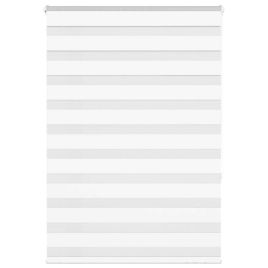 Zebra Blind White 100x150 cm Fabric Width 95.9 cm Polyester
