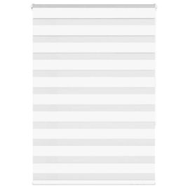 Zebra Blind White 110x150 cm Fabric Width 105.9 cm Polyester