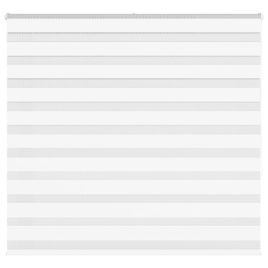 Zebra Blind White 165x150 cm Fabric Width 160.9 cm Polyester