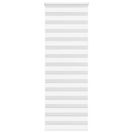 Zebra Blind White 75x200 cm Fabric Width 70.9 cm Polyester