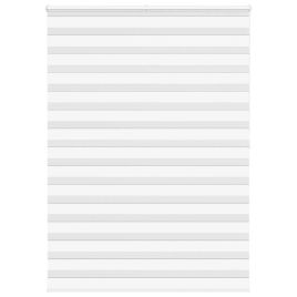 Zebra Blind White 155x200 cm Fabric Width 150.9 cm Polyester
