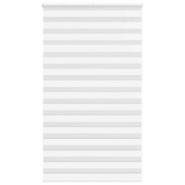 Zebra Blind White 120x230 cm Fabric Width 115.9 cm Polyester