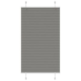 Pleated Blind Anthracite 75x150 cm Fabric Width 74.4 cm Polyester