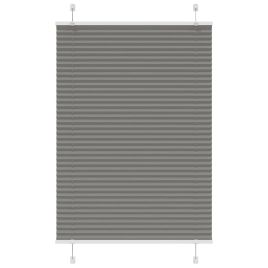 Pleated Blind Anthracite 85x150 cm Fabric Width 84.4 cm Polyester